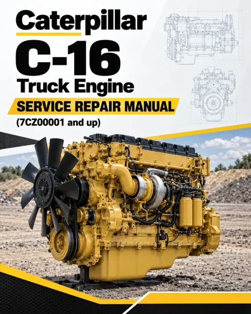 Caterpillar CAT C-16 Truck Engine Service Repair Manual (7CZ00001 and up)
