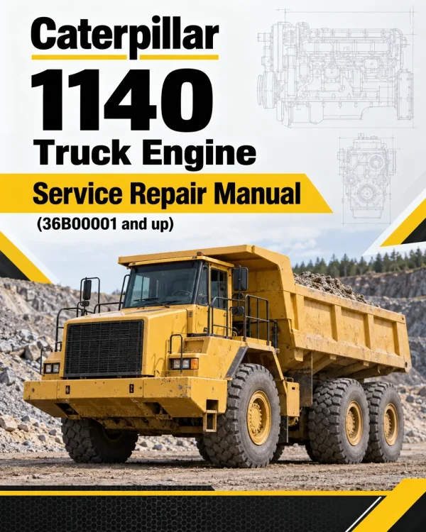 Caterpillar CAT 1140 Truck Engine Service Repair Manual (36B00001 and up)
