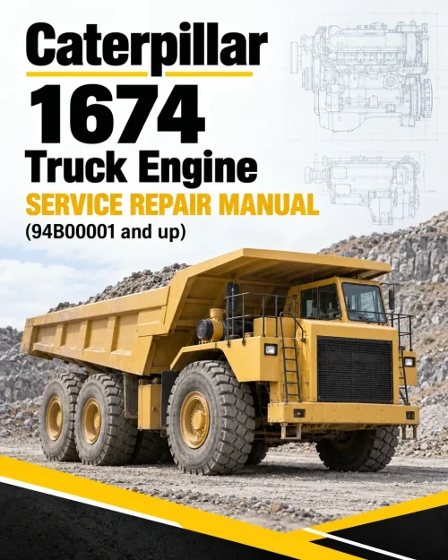 Caterpillar CAT 1674 Truck Engine Service Repair Manual (94B00001 and up) Caterpillar CAT 1674 Truck Engine Service Repair Manual (94B00001 and up)