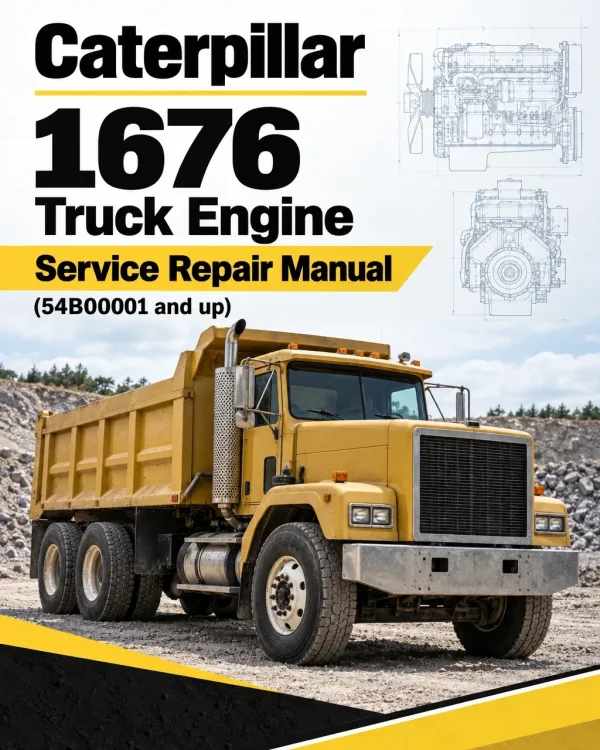 Caterpillar CAT 1676 Truck Engine Service Repair Manual (54B00001 and up) Caterpillar CAT 1676 Truck Engine Service Repair Manual (54B00001 and up)