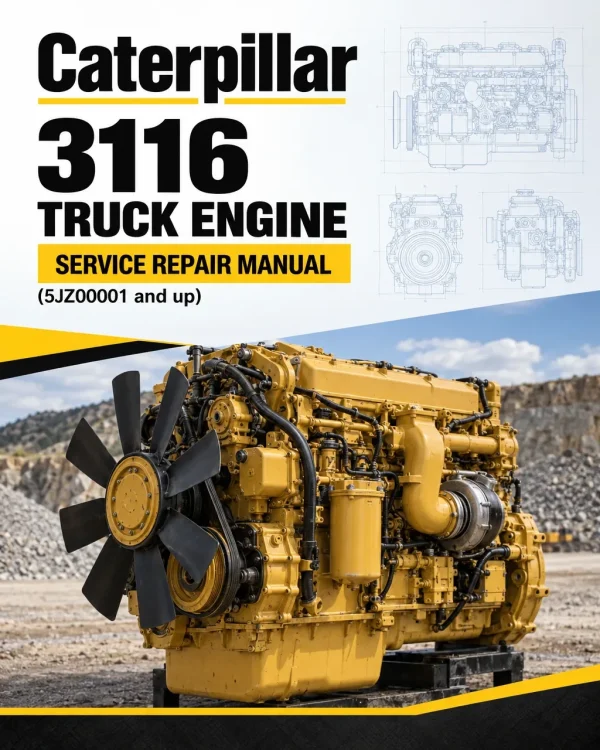 Caterpillar CAT 3116 Truck Engine Service Repair Manual (5JZ00001 and up)