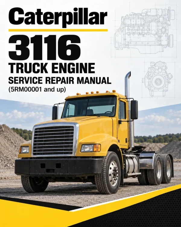 Caterpillar CAT 3116 Truck Engine Service Repair Manual (5RM00001 and up)