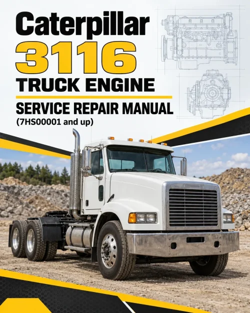 Caterpillar CAT 3116 Truck Engine Service Repair Manual (7HS00001 and up)