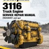 Caterpillar CAT 3116 Truck Engine Service Repair Manual (9GK00001 and up)