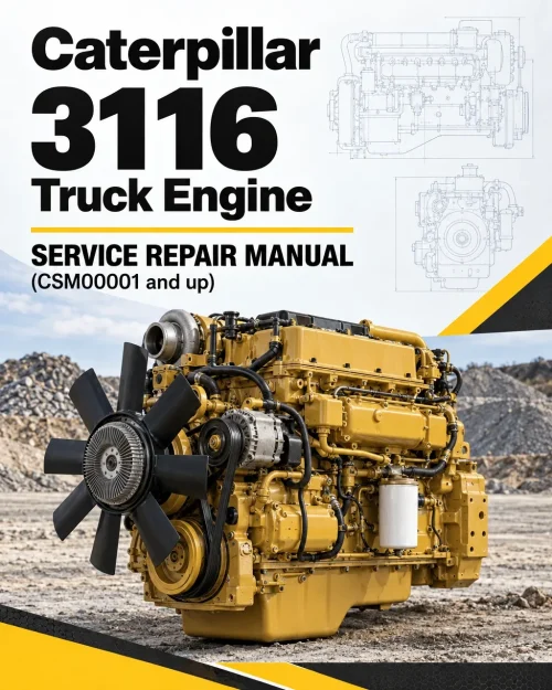 Caterpillar CAT 3116 Truck Engine Service Repair Manual (CSM00001 and up)