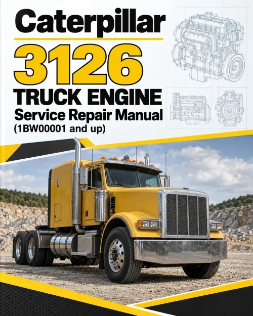 Caterpillar CAT 3126 Truck Engine Service Repair Manual (1BW00001 and up)