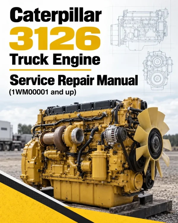 Caterpillar CAT 3126 Truck Engine Service Repair Manual (1WM00001 and up)