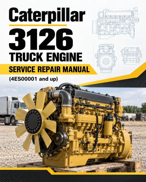 Caterpillar CAT 3126 Truck Engine Service Repair Manual (4ES00001 and up)