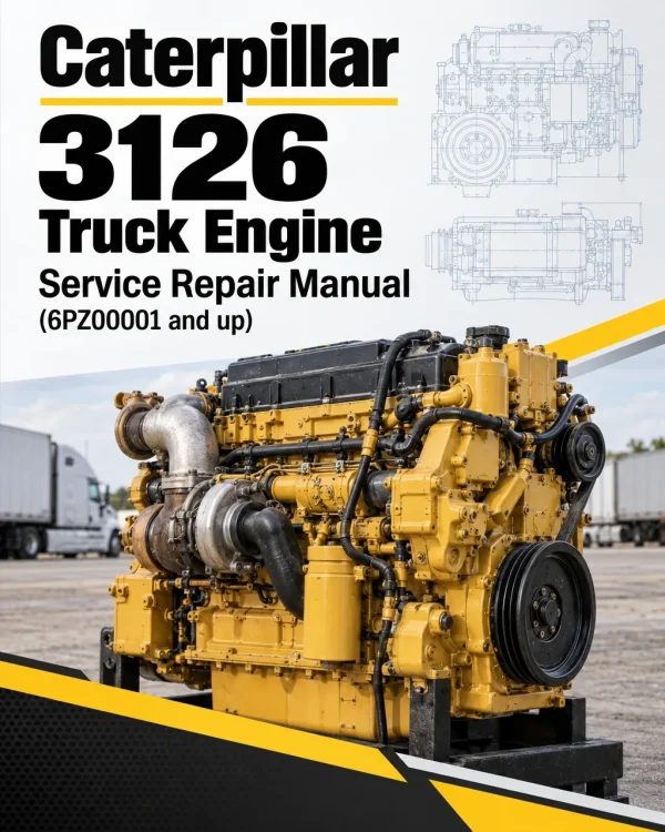 Caterpillar CAT 3126 Truck Engine Service Repair Manual (6PZ00001 and up) Caterpillar CAT 3126 Truck Engine Service Repair Manual (6PZ00001 and up)