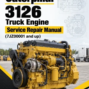 Caterpillar CAT 3126 Truck Engine Service Repair Manual (7JZ00001 and up)