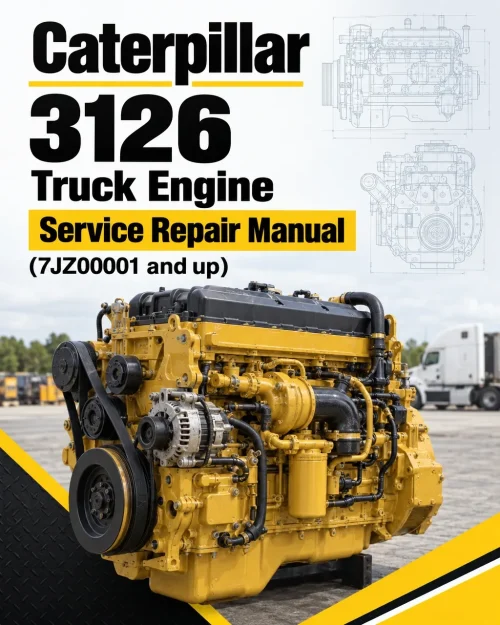 Caterpillar CAT 3126 Truck Engine Service Repair Manual (7JZ00001 and up)