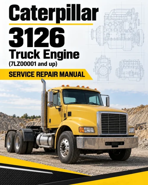 Caterpillar CAT 3126 Truck Engine Service Repair Manual (7LZ00001 and up)
