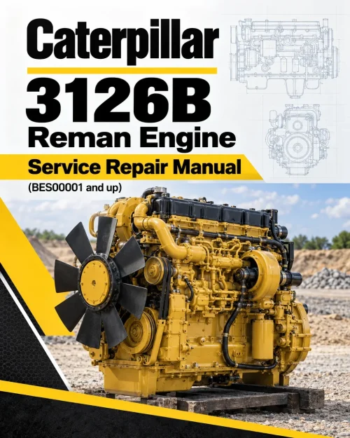 Caterpillar CAT 3126B Reman Engine Service Repair Manual (BES00001 and up) Caterpillar CAT 3126B Reman Engine Service Repair Manual (BES00001 and up)