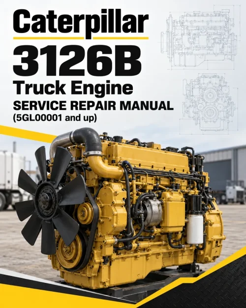 Caterpillar CAT 3126B Truck Engine Service Repair Manual (5GL00001 and up)