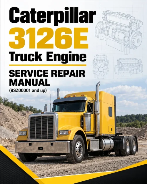 Caterpillar CAT 3126E Truck Engine Service Repair Manual (9SZ00001 and up)
