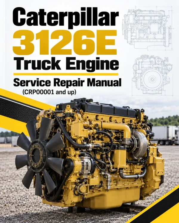 Caterpillar CAT 3126E Truck Engine Service Repair Manual (CRP00001 and up)