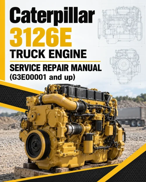 Caterpillar CAT 3126E Truck Engine Service Repair Manual (G3E00001 and up)