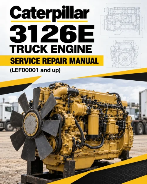 Caterpillar CAT 3126E Truck Engine Service Repair Manual (LEF00001 and up) Caterpillar CAT 3126E Truck Engine Service Repair Manual (LEF00001 and up)
