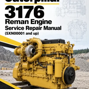 Caterpillar CAT 3176 Reman Engine Service Repair Manual (5XN00001 and up)
