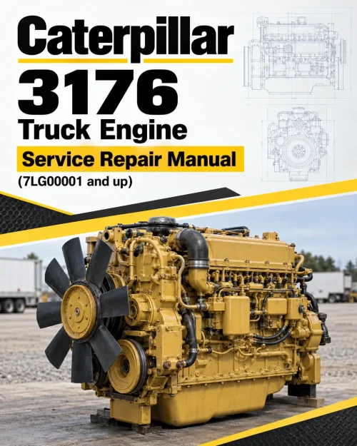 Caterpillar CAT 3176 Truck Engine Service Repair Manual (7LG00001 and up)