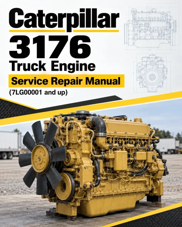 Caterpillar CAT 3176 Truck Engine Service Repair Manual (7LG00001 and up)