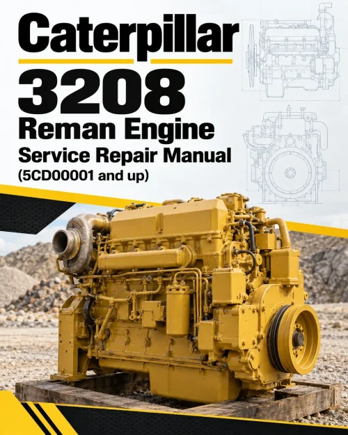 Caterpillar CAT 3208 Reman Engine Service Repair Manual (5CD00001 and up) Caterpillar CAT 3208 Reman Engine Service Repair Manual (5CD00001 and up)