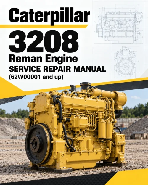 Caterpillar CAT 3208 Reman Engine Service Repair Manual (62W00001 and up) Caterpillar CAT 3208 Reman Engine Service Repair Manual (62W00001 and up)