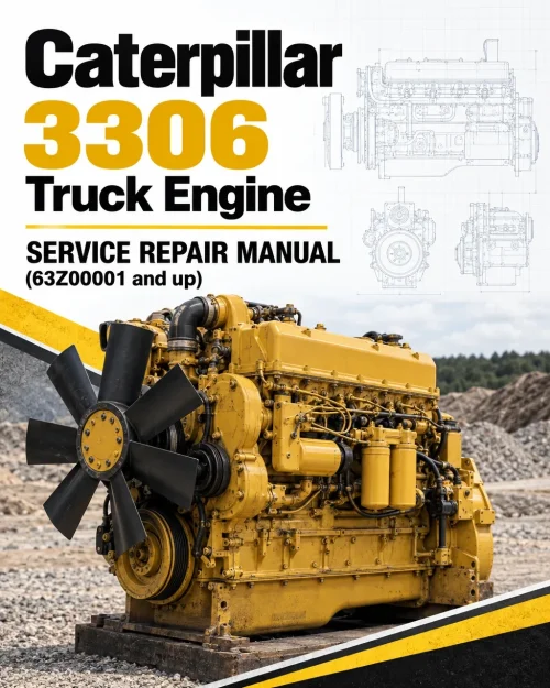 Caterpillar CAT 3306 Truck Engine Service Repair Manual (63Z00001 and up)