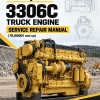 Caterpillar CAT 3306C Truck Engine Service Repair Manual (7RJ00001 and up)