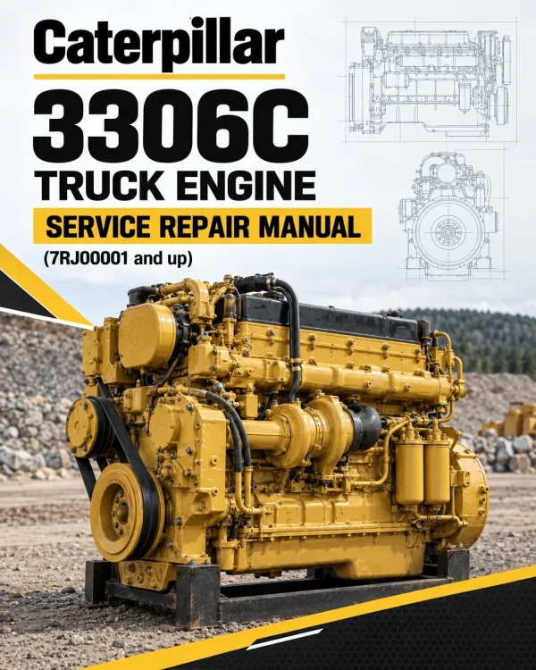 Caterpillar CAT 3306C Truck Engine Service Repair Manual (7RJ00001 and up)