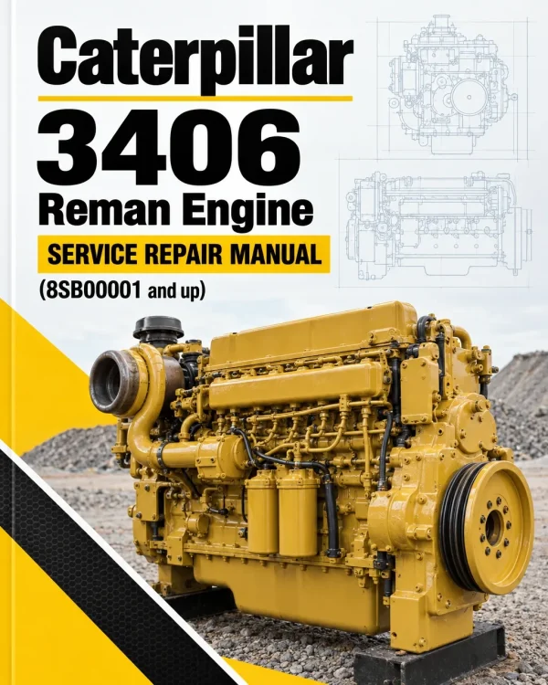 Caterpillar CAT 3406 Reman Engine Service Repair Manual (8SB00001 and up) Caterpillar CAT 3406 Reman Engine Service Repair Manual (8SB00001 and up)