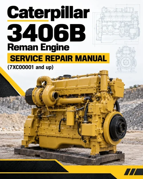 Caterpillar CAT 3406B Reman Engine Service Repair Manual (7XC00001 and up) Caterpillar CAT 3406B Reman Engine Service Repair Manual (7XC00001 and up)