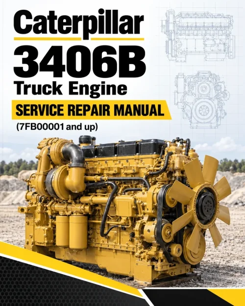 Caterpillar CAT 3406B Truck Engine Service Repair Manual (7FB00001 and up) Caterpillar CAT 3406B Truck Engine Service Repair Manual (7FB00001 and up)