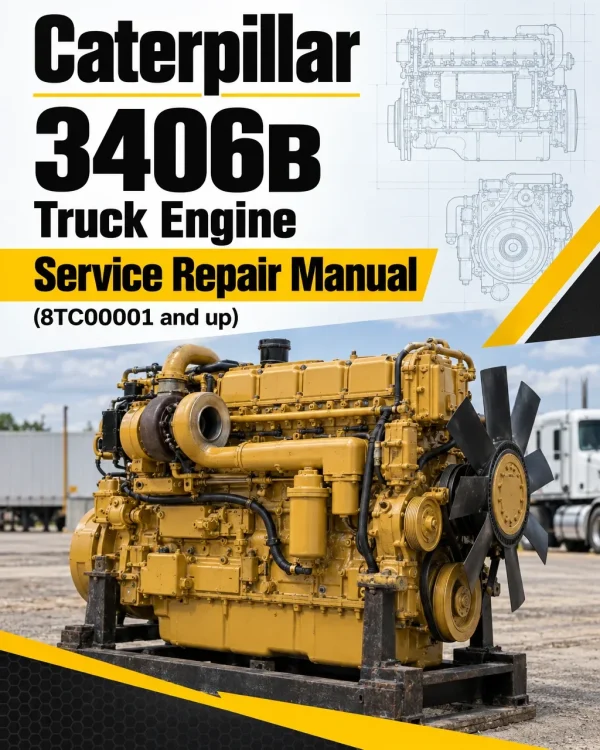 Caterpillar CAT 3406B Truck Engine Service Repair Manual (8TC00001 and up) Caterpillar CAT 3406B Truck Engine Service Repair Manual (8TC00001 and up)