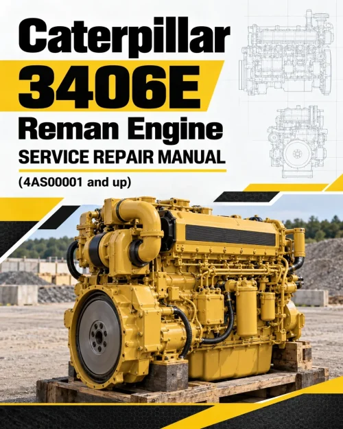 Caterpillar CAT 3406E Reman Engine Service Repair Manual (4AS00001 and up) Caterpillar CAT 3406E Reman Engine Service Repair Manual (4AS00001 and up)