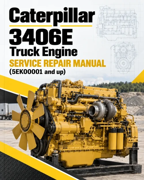 Caterpillar CAT 3406E Truck Engine Service Repair Manual (5EK00001 and up)