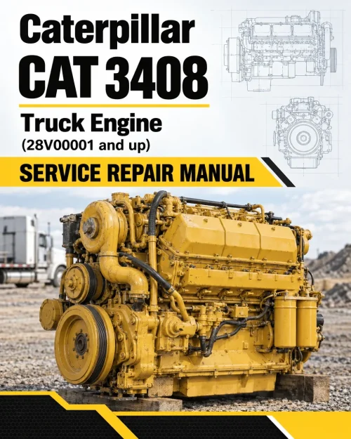 Caterpillar CAT 3408 Truck Engine Service Repair Manual (28V00001 and up)