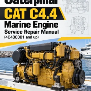 Caterpillar CAT C4.4 Marine Engine Service Repair Manual (4C400001 and up)