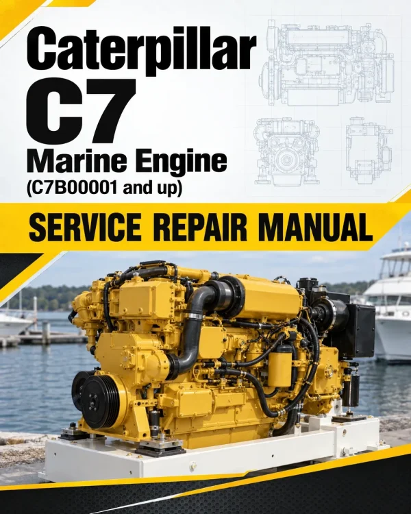 Caterpillar CAT C7 Marine Engine Service Repair Manual (C7B00001 and up) Caterpillar CAT C7 Marine Engine Service Repair Manual (C7B00001 and up)