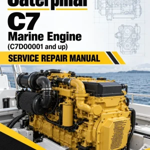 Caterpillar CAT C7 Marine Engine Service Repair Manual (C7D00001 and up)