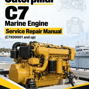 Caterpillar CAT C7 Marine Engine Service Repair Manual (C7X00001 and up)