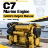 Caterpillar CAT C7 Marine Engine Service Repair Manual (C7Z00001 and up)