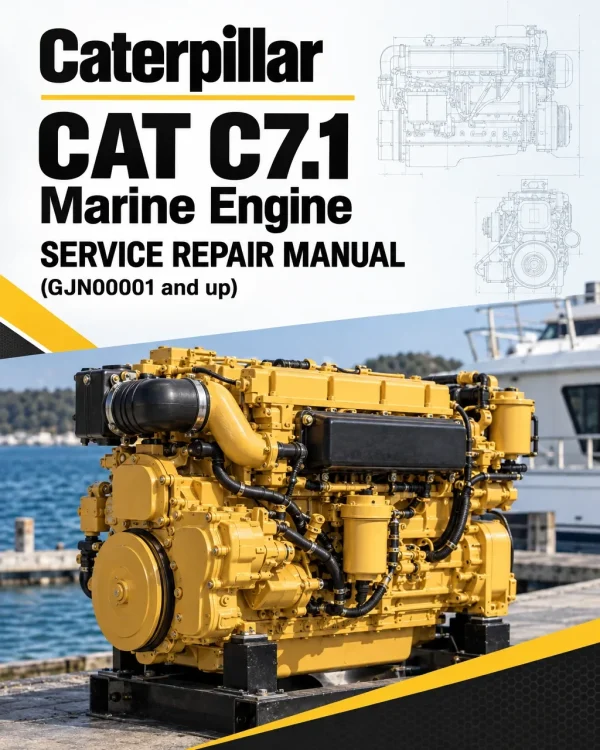 Caterpillar CAT C7.1 Marine Engine Service Repair Manual (GJN00001 and up) Caterpillar CAT C7.1 Marine Engine Service Repair Manual (GJN00001 and up)