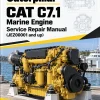Caterpillar CAT C7.1 Marine Engine Service Repair Manual (JEZ00001 and up)