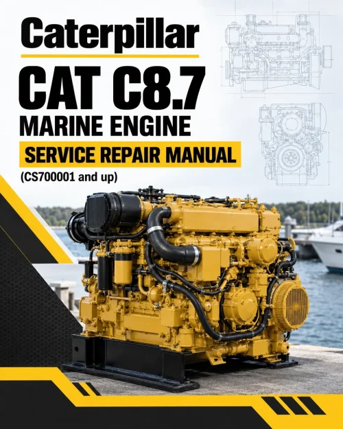 Caterpillar CAT C8.7 Marine Engine Service Repair Manual (CS700001 and up) Caterpillar CAT C8.7 Marine Engine Service Repair Manual (CS700001 and up)