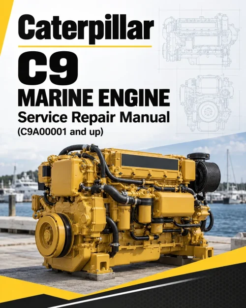 Caterpillar CAT C9 Marine Engine Service Repair Manual (C9A00001 and up)