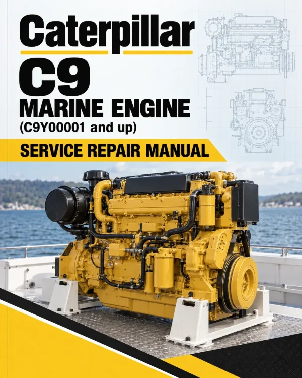 Caterpillar CAT C9 Marine Engine Service Repair Manual (C9Y00001 and up)