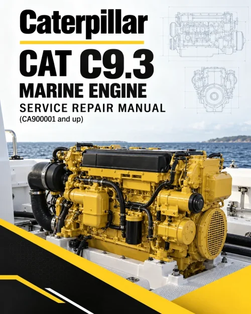 Caterpillar CAT C9.3 Marine Engine Service Repair Manual (CA900001 and up)