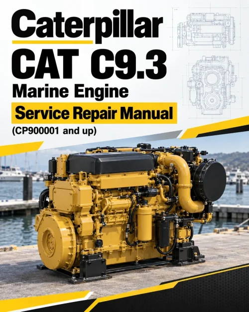 Caterpillar CAT C9.3 Marine Engine Service Repair Manual (CP900001 and up)