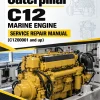 Caterpillar CAT C12 Marine Engine Service Repair Manual (C1Z00001 and up)